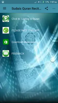 Al-Sudais Full Quran mp3 Offline android App screenshot 1